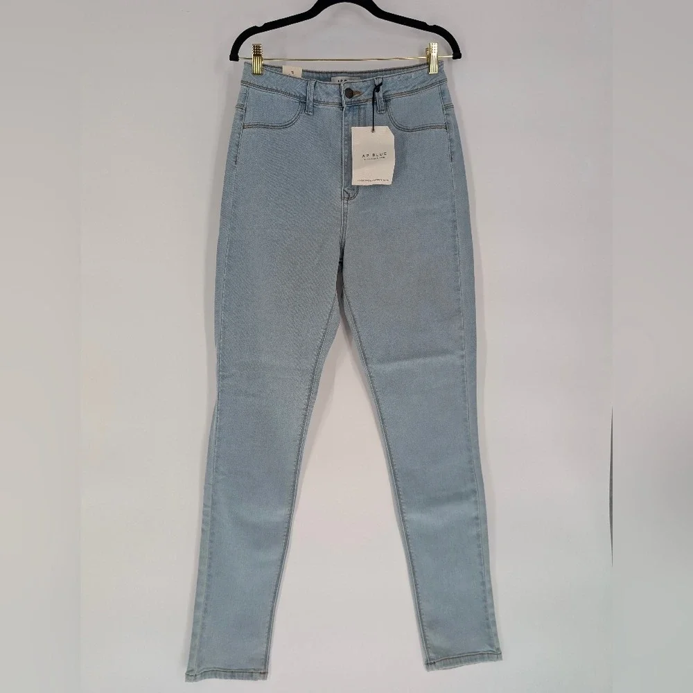 AP Blue Aphrodite High Rise Skinny Jeans‎ Light Wash Size 15(32) AP4263L NWT